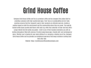 Grind House Coffee