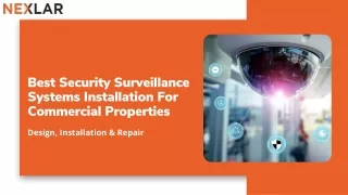 best security surveillance systems installation