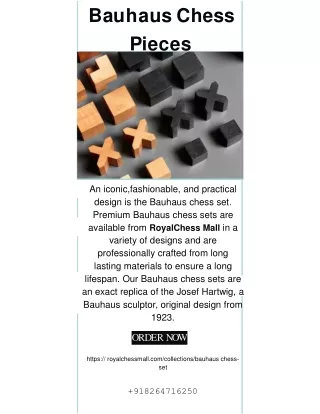 Buy Bauhaus Chess Set