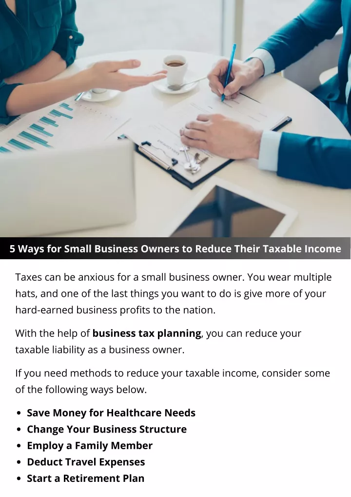 5 ways for small business owners to reduce their