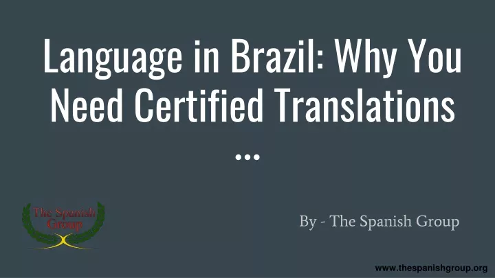 language in brazil why you need certified translations