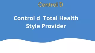 Control d Total Health Style Provider