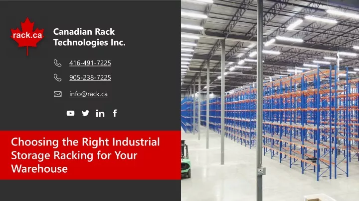 choosing the right industrial storage racking