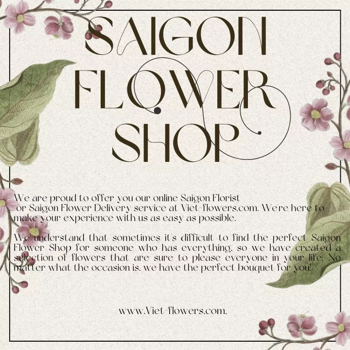 saigon flower shop