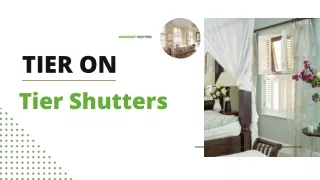 Versatile and Stylish Tier-on-Tier Shutters in UK | Woodcraft Shutters