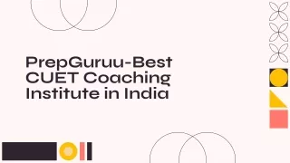 PrepGuruu Best CUET Coaching Center