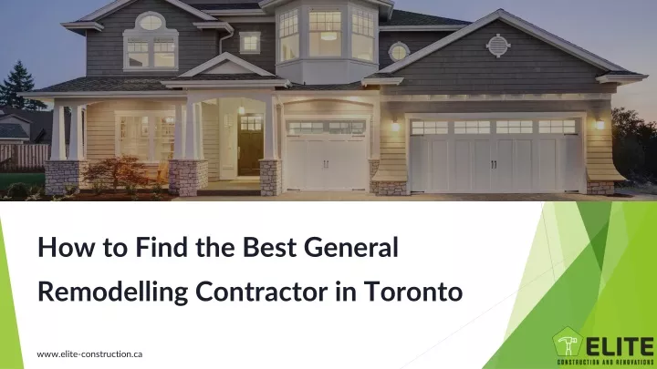 how to find the best general remodelling