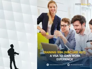 Training Visa (subclass 407): A Visa to Gain Work Experience