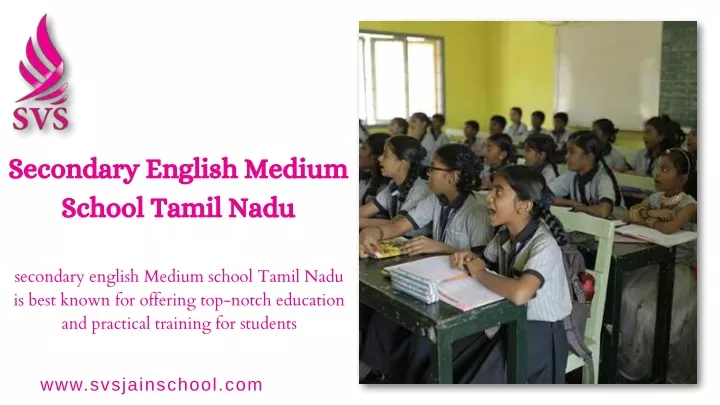 secondary english medium school tamil nadu