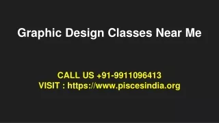 graphic design classes near me