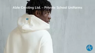 Private School Uniforms - Able Cresting
