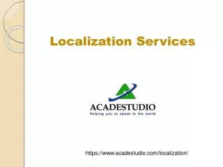 Localization services