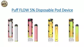 Puff FLOW 5% Disposable Pod Device