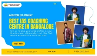 Top IAS Coaching Centre In Bangalore