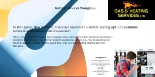 In Wanganui, New Zealand, there are several top-notch heating options available.