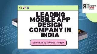 Experience the Best Mobile App Design Services in India