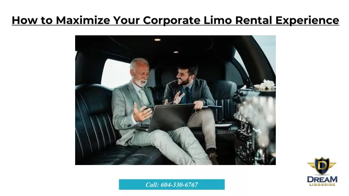 how to maximize your corporate limo rental