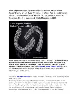 clear aligners market by material polyurethane