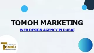 Tomoh Marketing - Web Design Agency in Dubai