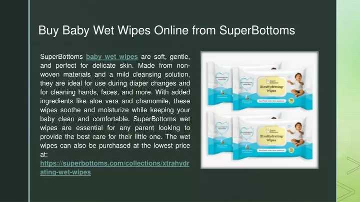 buy baby wet wipes online from superbottoms