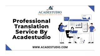 professional translation service by acadestudio