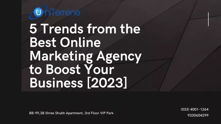 5 trends from the best online marketing agency