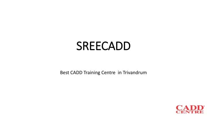 sreecadd