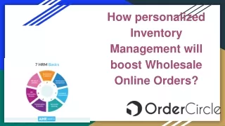 How personalized Inventory Management will boost Wholesale Online Orders_
