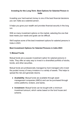 Investing for the Long-Term_ Best Options for Salaried Person in India.docx