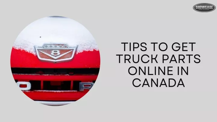 tips to get truck parts online in canada