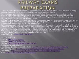 railway exams preparation 2023 railway exams preparation