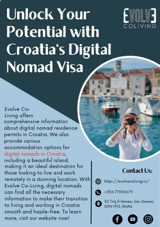 Unlock Your Potential with Croatia's Digital Nomad Visa