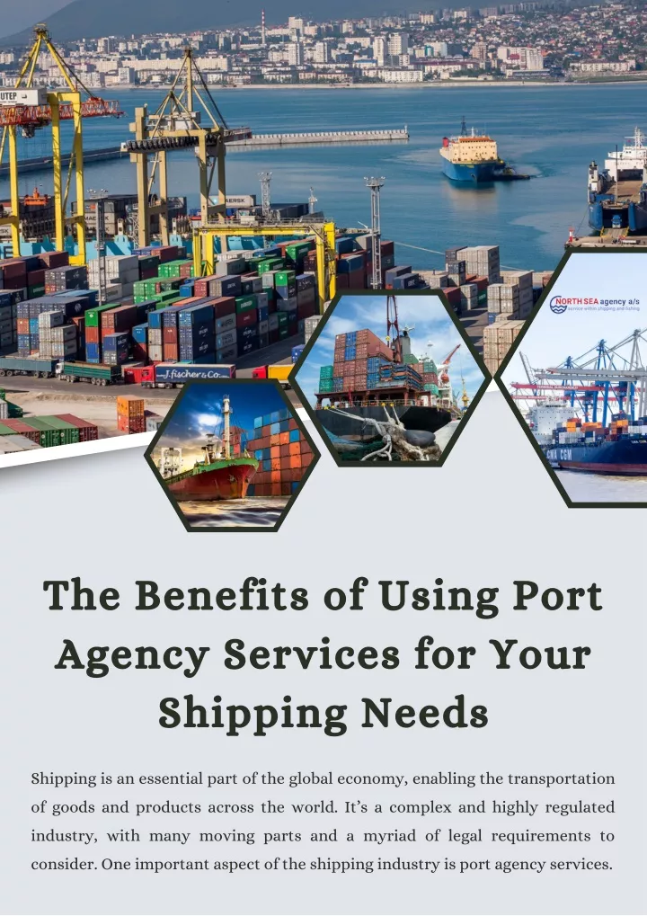 the benefits of using port agency services