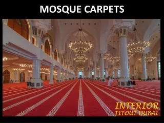 MOSQUE CARPETS