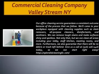 Commercial Cleaning Company Valley Stream NY