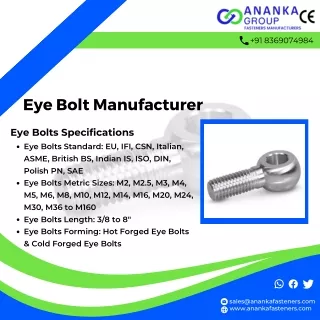 Screw | Bolt | Nuts - Ananka Fasteners