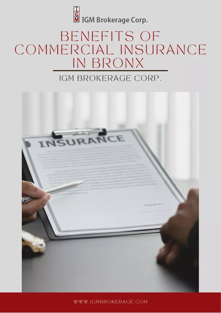 benefits of commercial insurance in bronx