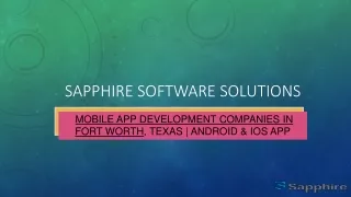 sapphire software solutions