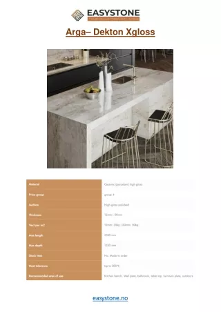 arga dekton xgloss