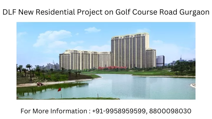 dlf new residential project on golf course road