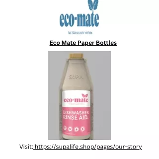 Eco Mate Paper Bottles