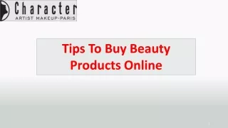 Tips To Buy Beauty Products Online