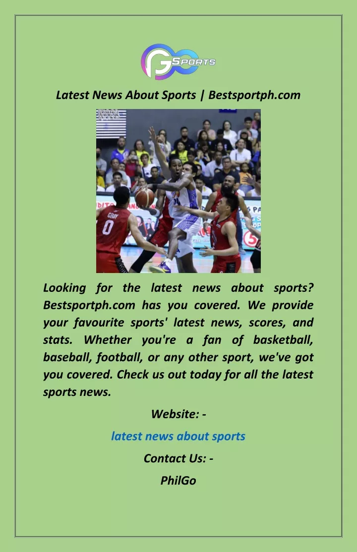 latest news about sports bestsportph com