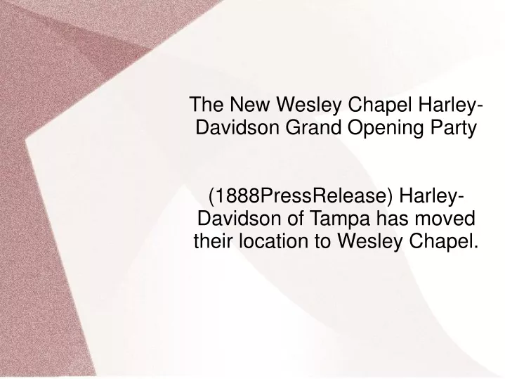 the new wesley chapel harley davidson grand