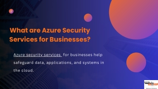 what are azure security services for businesses
