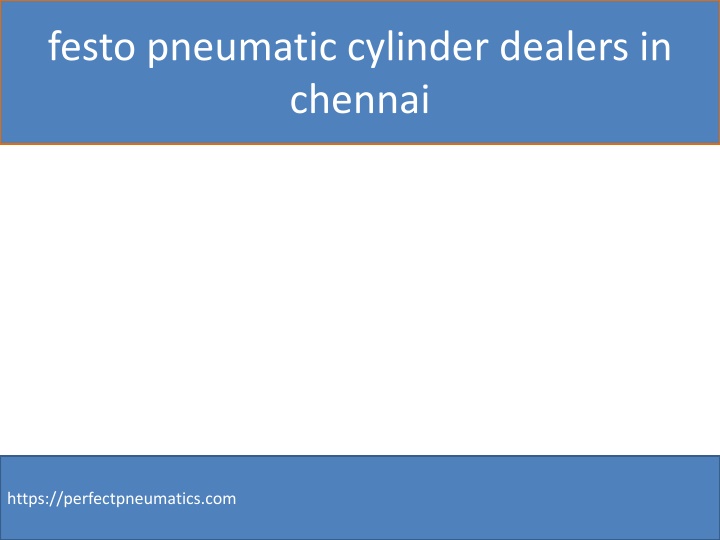 festo pneumatic cylinder dealers in chennai