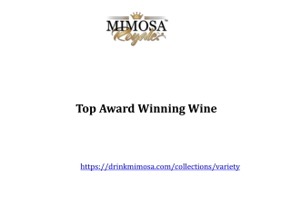 Top Award Winning Wine