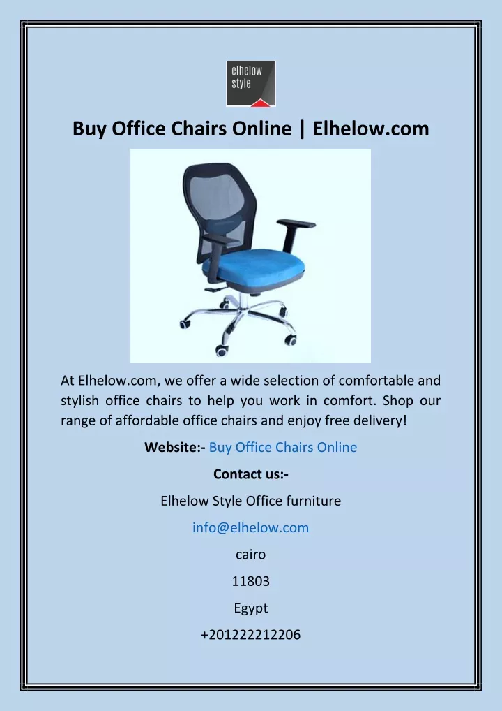 buy office chairs online elhelow com