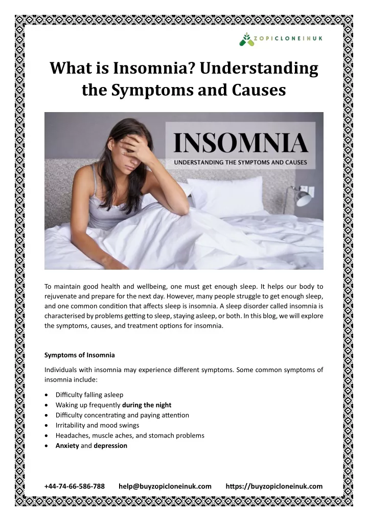 what is insomnia understanding the symptoms