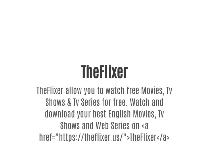 theflixer